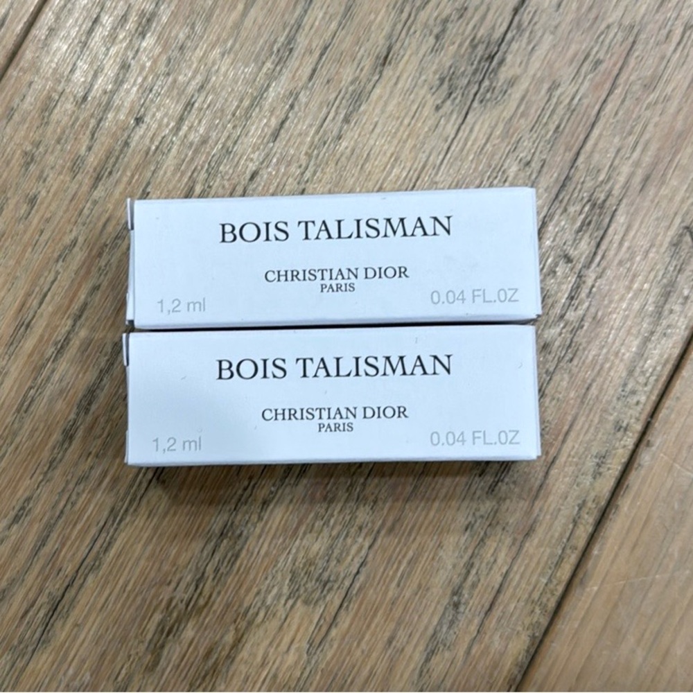 Dior Bois Talisman samples (set of 2)